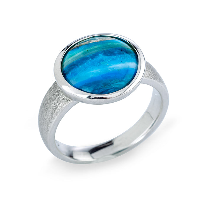 RING with Landscape Opal